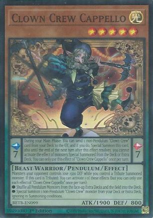 Clown Crew Cappello (BETB-EN099) - Beyond the Brave 1st Edition