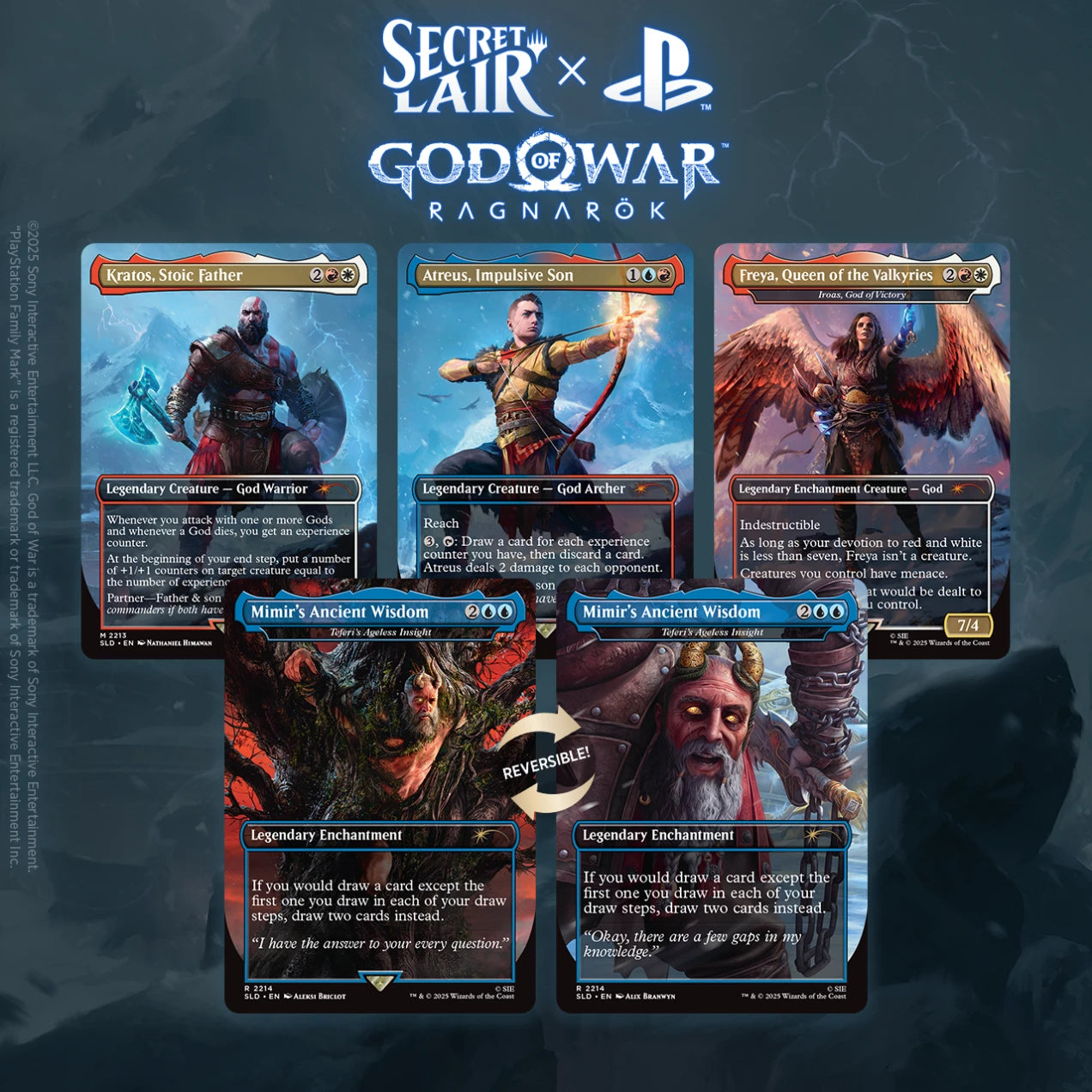 MTG Secret Lair x God of War Norse (non-foil) – Emmett's ToyStop