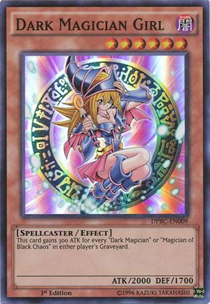 Dark Magician Girl (DPBC-EN009) - Duelist Pack: Battle City 1st Edition