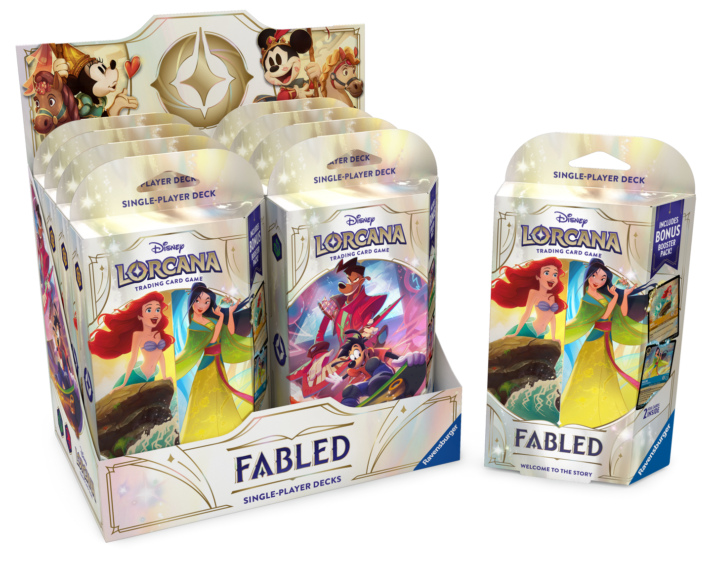 Disney Lorcana Fabled Starter Deck Bundle