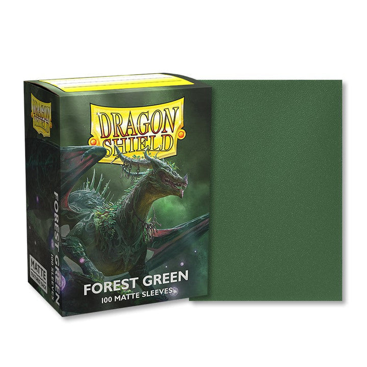 Dragon Shield - 100ct Standard Size - Matte Forest Green