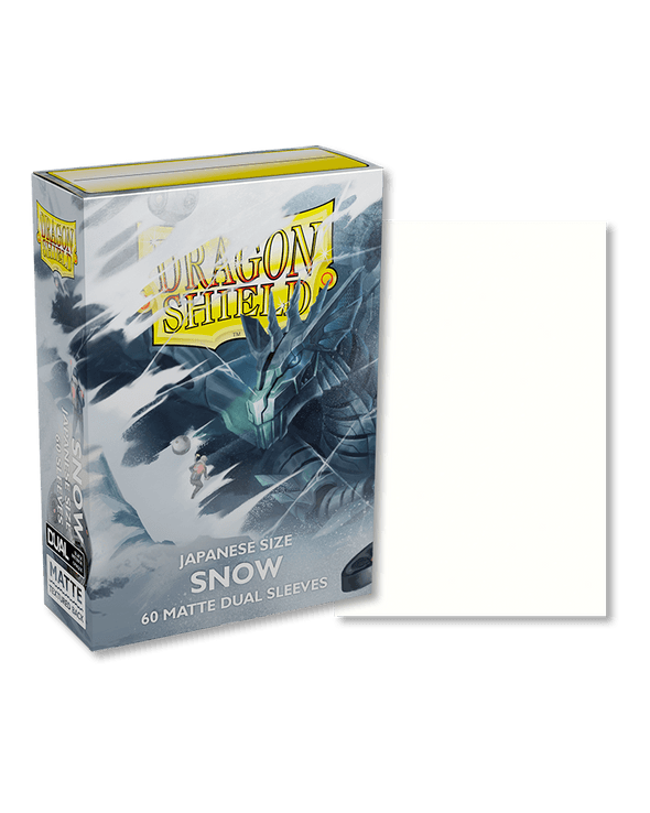 Dragon Shield - 60ct Japanese Size - Dual Matte Snow