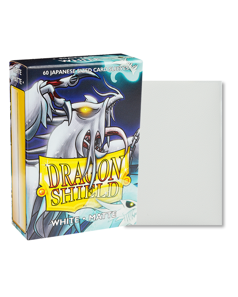 Dragon Shield - 60ct Japanese Size - Matte White