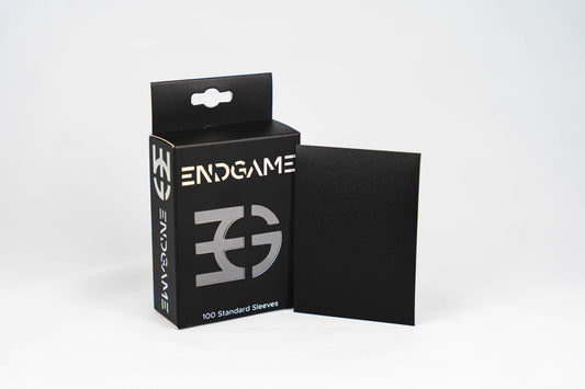 ENDGAME: 100ct Standard Size Sleeves Obsidian Black