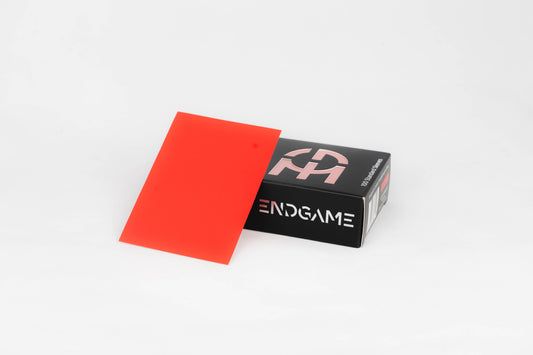 ENDGAME | 100ct Standard Size Sleeves | Poppy Red | Genesis