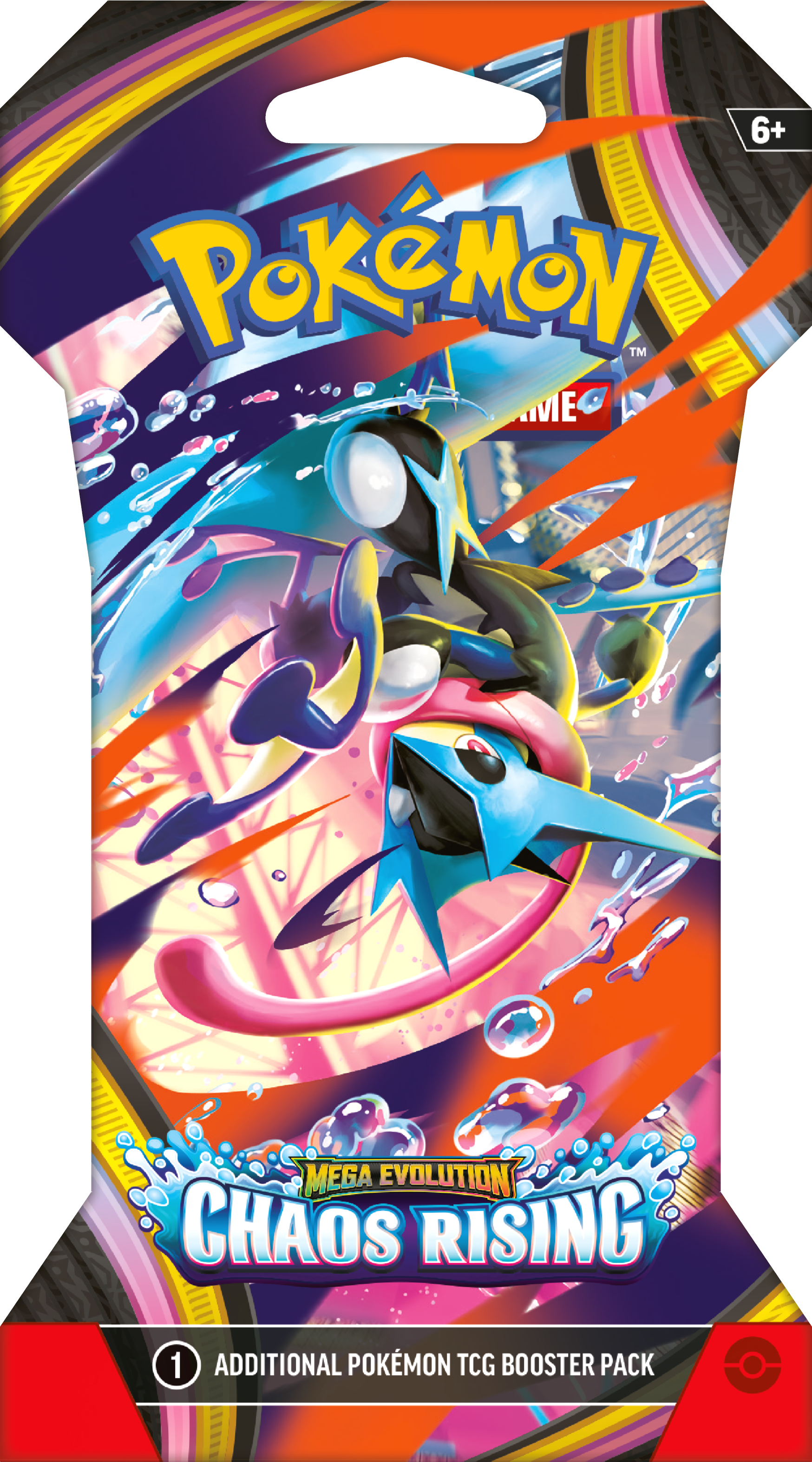 pokemon tcg: mega evolution sleeved booster pack Chaos Rising Sleeved Booster Pack – Emmett's ToyStop
