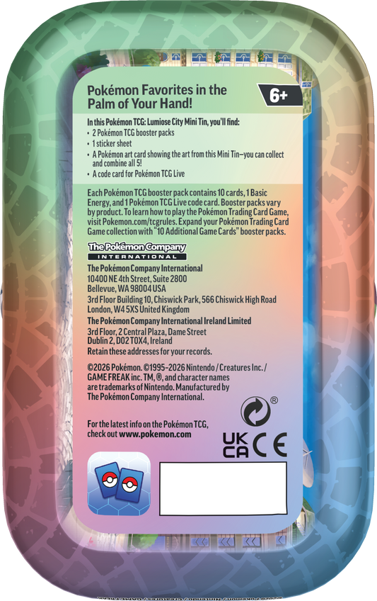 Pokémon TCG: Lumiose City Mini Tin