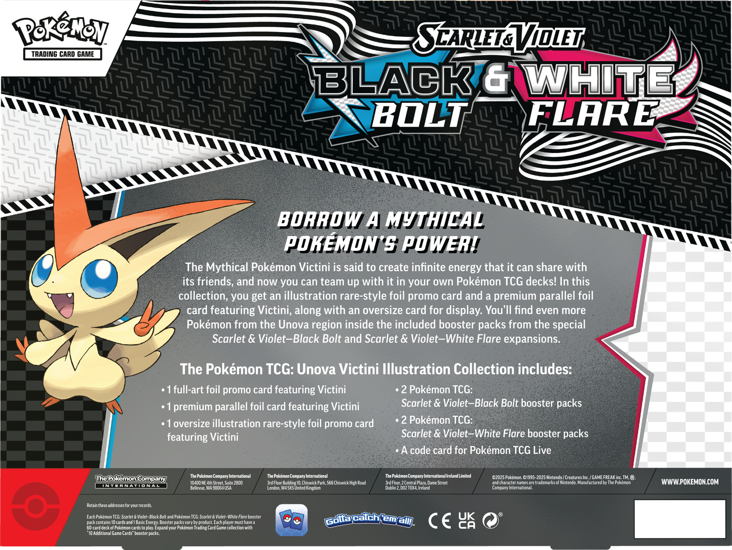 Scarlet & Violet | Black Bolt & White Flare | Victini Illustration Collection