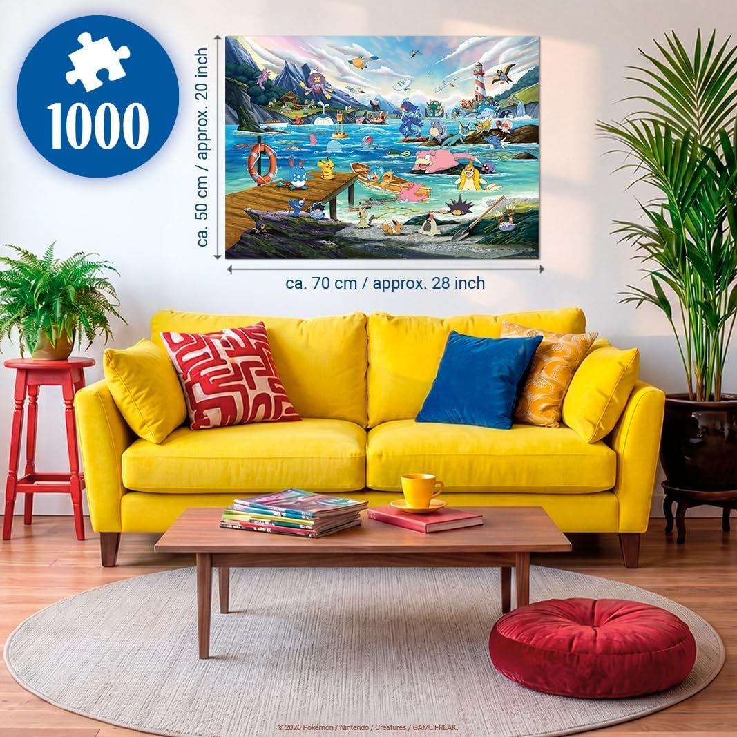 Pokemon Breakout Jigsaw Puzzle (Vaporeon and Temperate Marine)