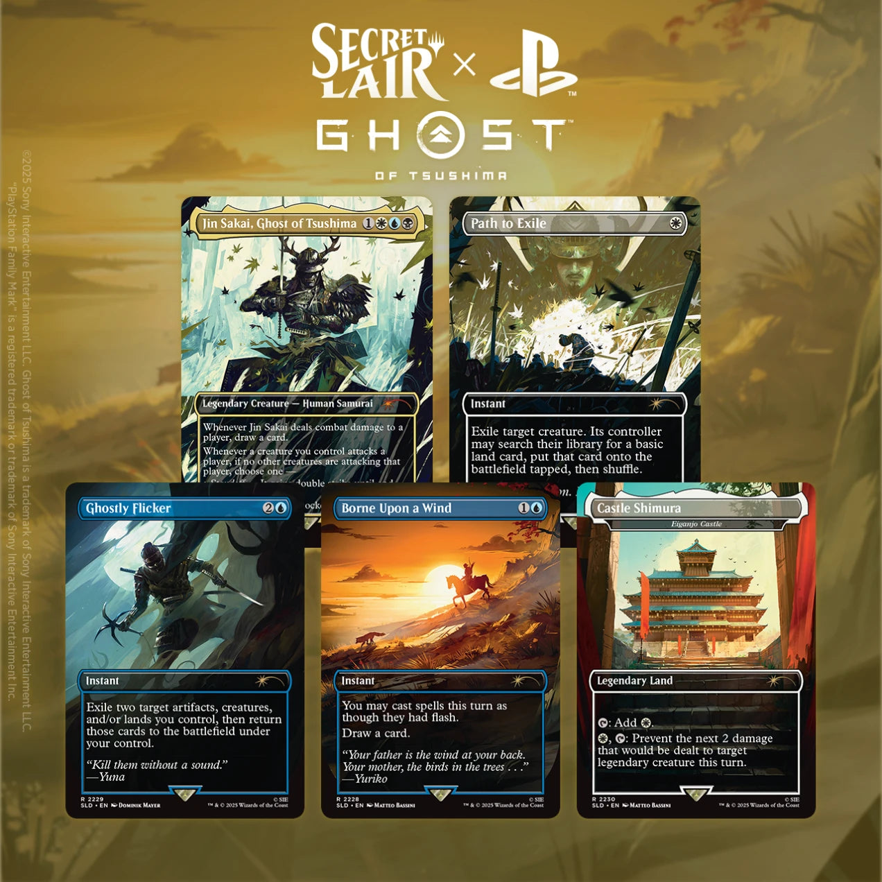 マジック：ザ・ギャザリング Secret Lair x Ghost of Tsushima nonfoil MTG Secret Lair x Ghosts of Tsushima (non-foil) – Emmett's ToyStop