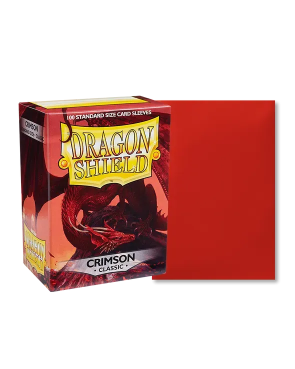 Dragon Shield - 100ct Standard Size - Classic Crimson - Emmett's ToyStop
