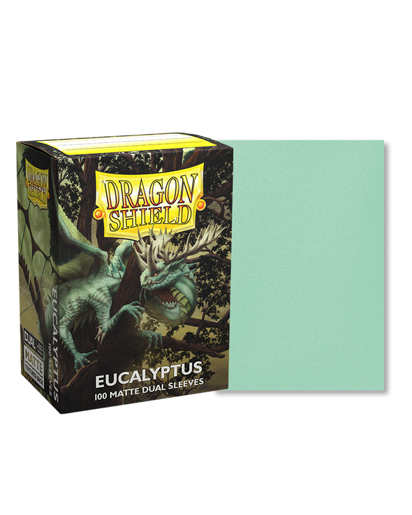 Dragon Shield - 100ct Standard Size - Dual Matte Eucalyptus - Emmett's ToyStop