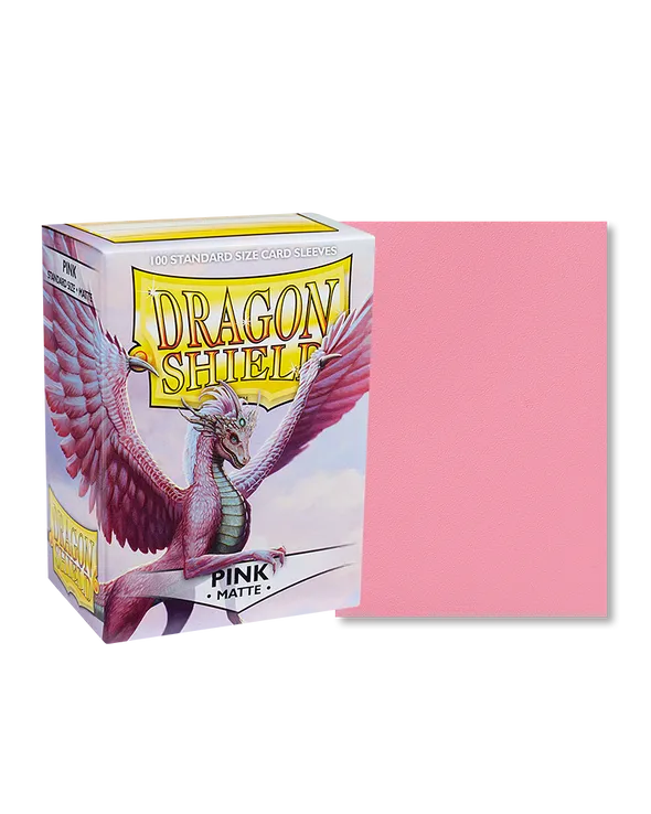 Dragon Shield – 100 ct taille standard – Rose mat