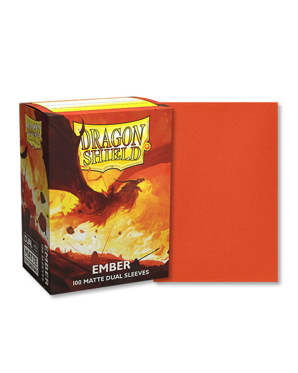 Dragon Shield - Taille standard 100ct - Double braise mate