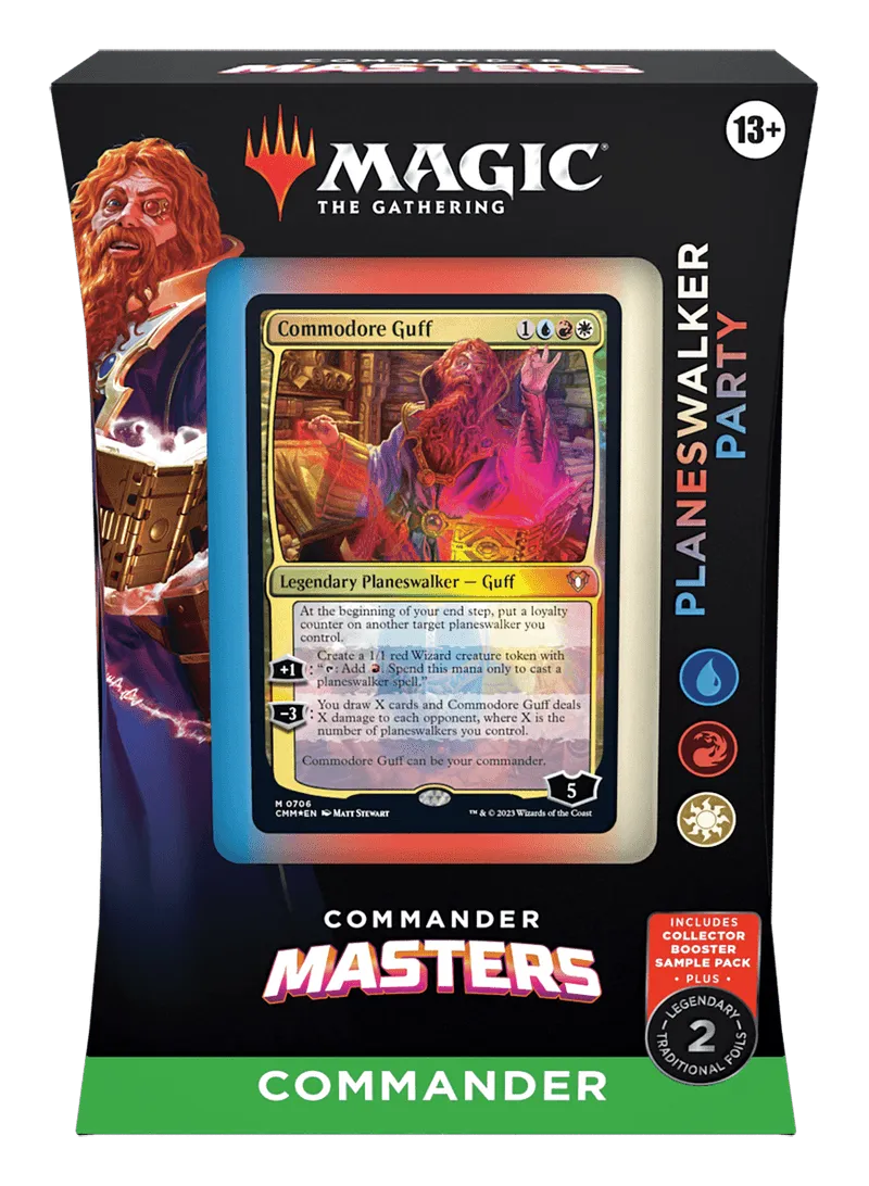 MTG - Commander Masters - Commander Deck | Planeswalker Party - Emmett's ToyStop
