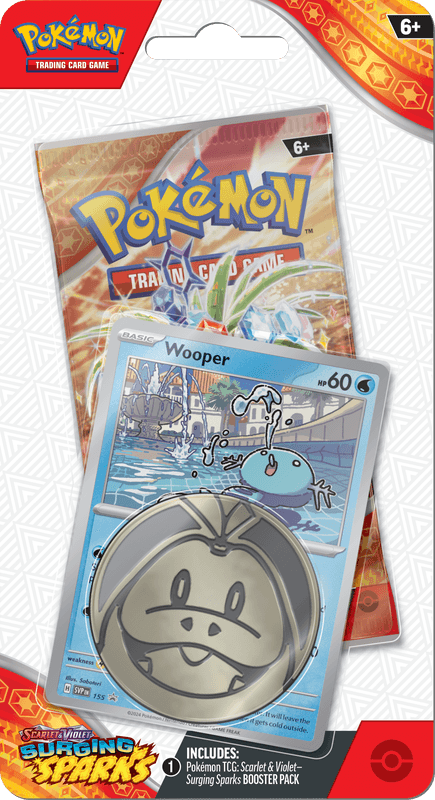 Scarlet & Violet: Surging Sparks - Single Pack Blister (Wooper)
