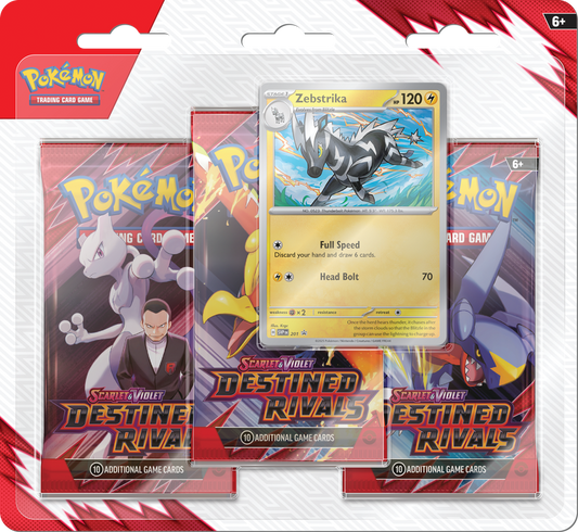 Scarlet & Violet | Destined Rivals | 3-Pack Blister