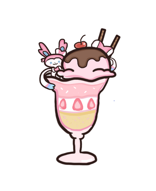 Pokémon Sundae Keychain