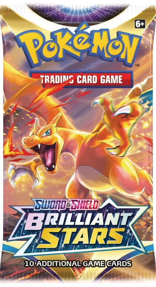 Pokémon TCG: Sword & Shield—Brilliant Stars | Booster Pack - Emmett's ToyStop