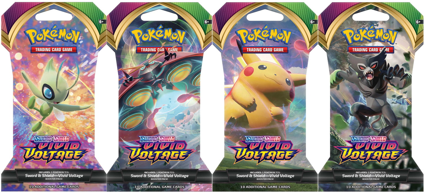 Pokémon TCG: Vivid Voltage - Sleeved Booster Pack - Emmett's ToyStop