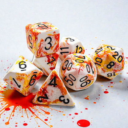 Brush Polyhedral Sunrise/black 7-Die Set