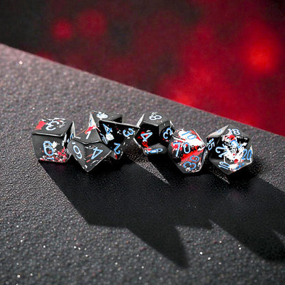 Brush Polyhedral Dark Side/blue 7-Die Set