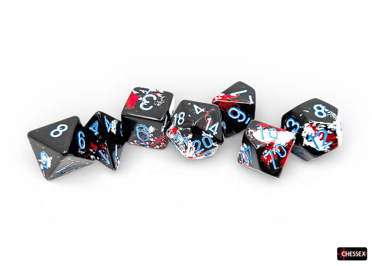 Brush Polyhedral Dark Side/blue 7-Die Set