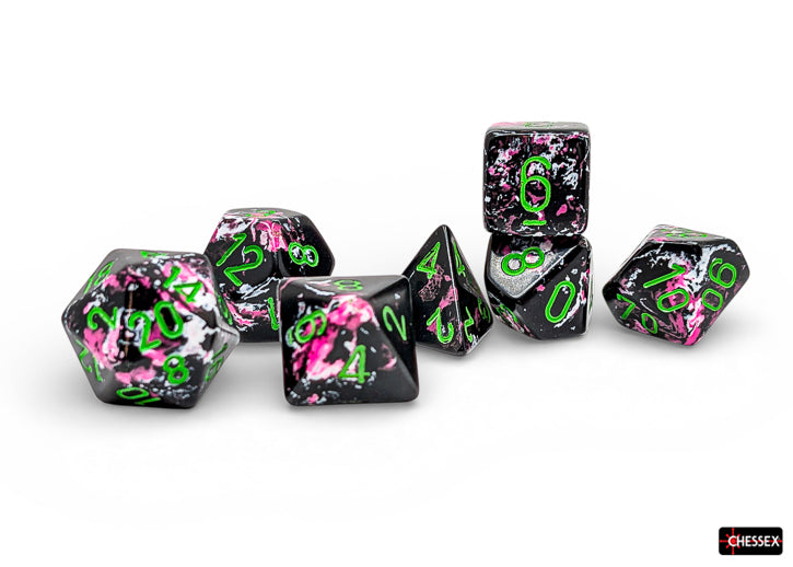 Brush Polyhedral Paintball/green 7-Die Set