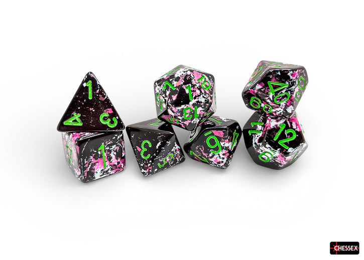 Brush Polyhedral Paintball/green 7-Die Set