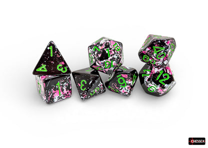 Brush Polyhedral Paintball/green 7-Die Set
