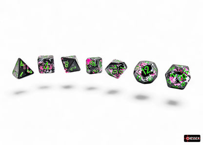 Brush Polyhedral Paintball/green 7-Die Set