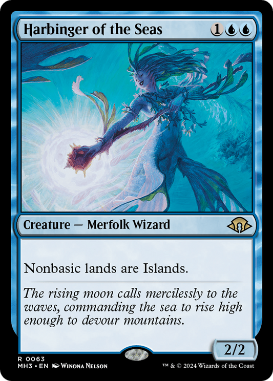 Harbinger of the Seas (MH3-063) - [Modern Horizons 3] Feuille
