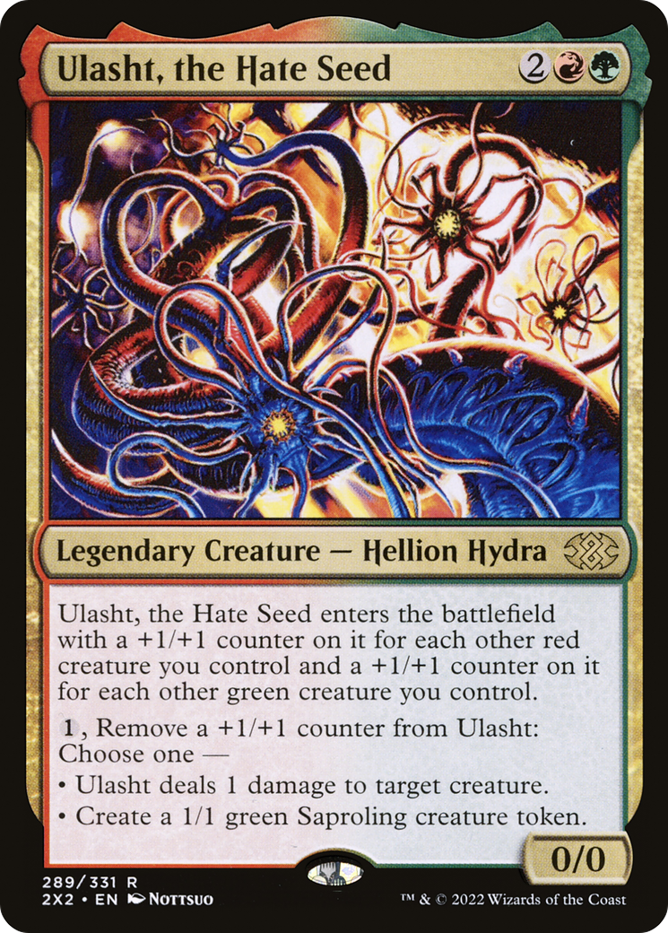 Ulasht, the Hate Seed (2X2-289) - [Double Masters 2022] Foil
