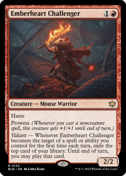Emberheart Challenger (BLB-133) - [Bloomburrow] Foil