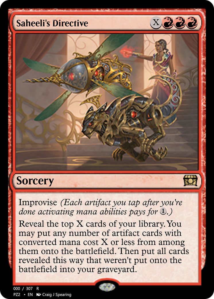 Saheeli's Directive (PZ2-70675) - [Treasure Chest]