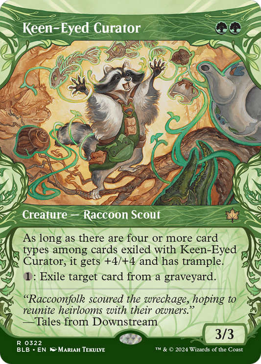 Keen-Eyed Curator (BLB-322) - [Bloomburrow]: (Showcase)