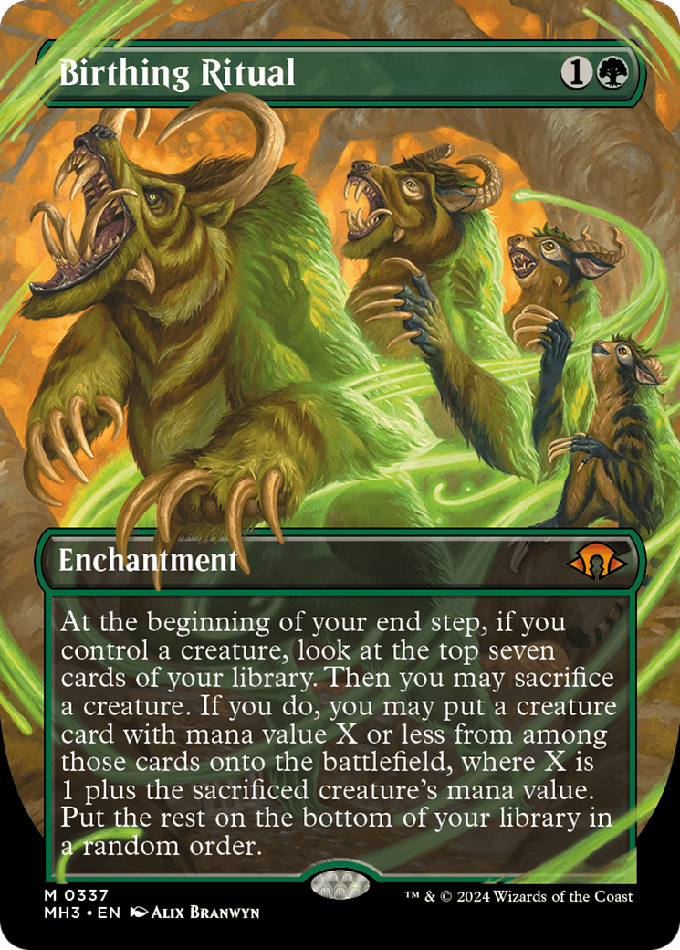 Rituel de naissance (MH3-337) - [Modern Horizons 3] (Sans bordure) Foil 