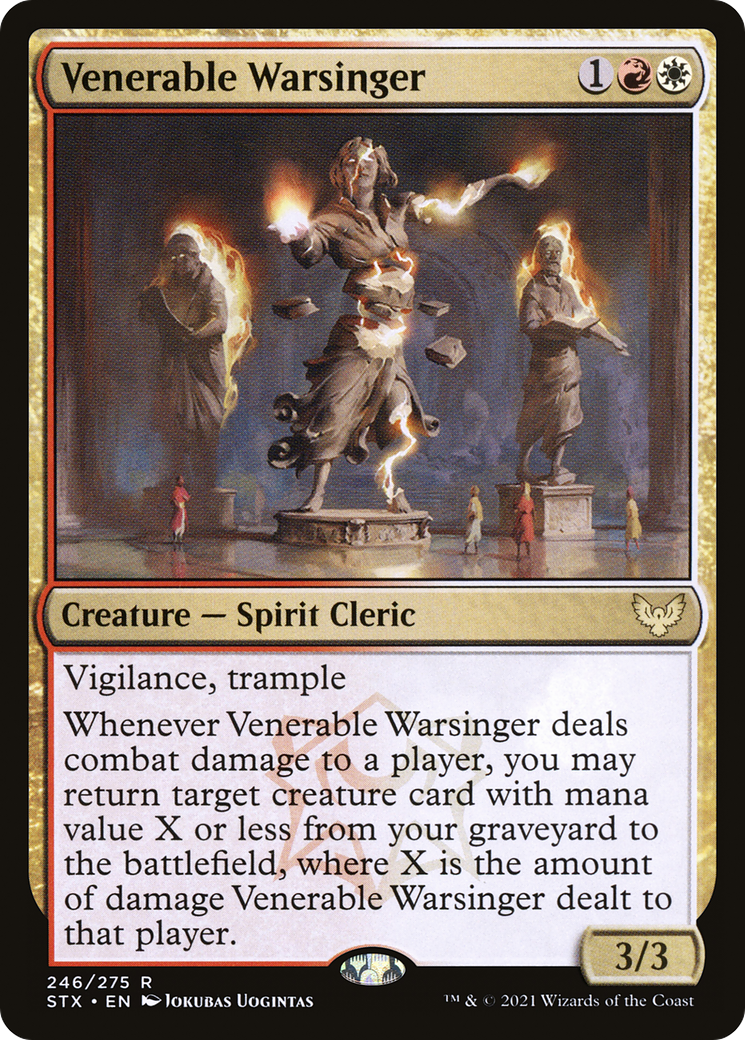 Venerable Warsinger (STX-246) - [Strixhaven: School of Mages]