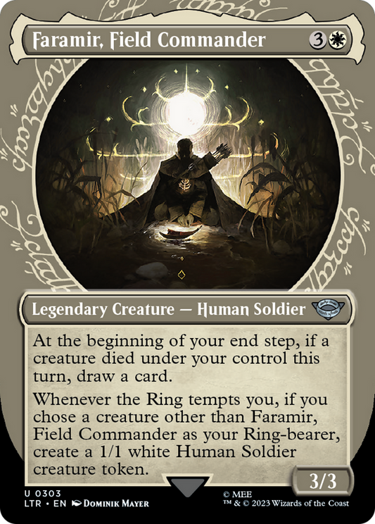 Faramir, commandant de terrain (Showcase Ring Frame) [Le Seigneur des Anneaux : Les Contes de la Terre du Milieu] 