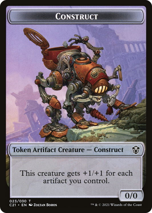 Construct (TC21-023) - [Commander 2021 Tokens]