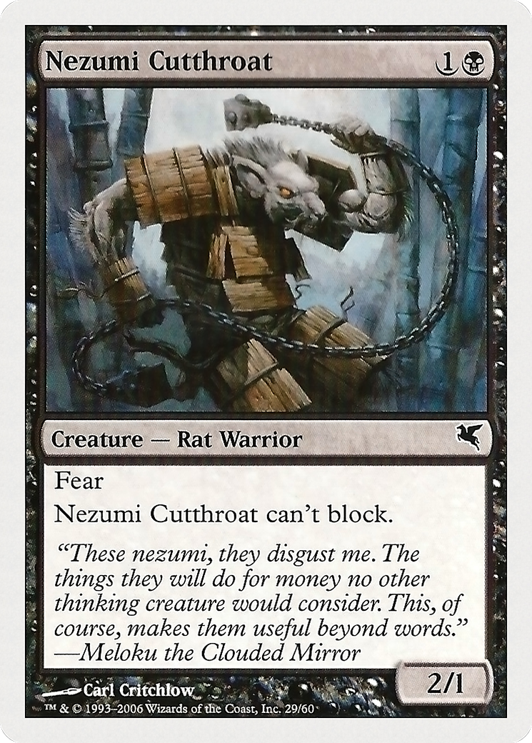 Nezumi Cutthroat (PHUK-029) - [Hachette UK]
