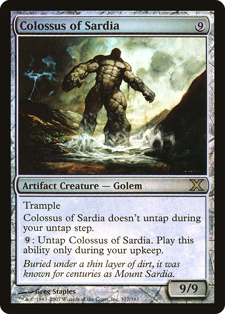 Colossus of Sardia (10E-317★) - [Tenth Edition] Foil