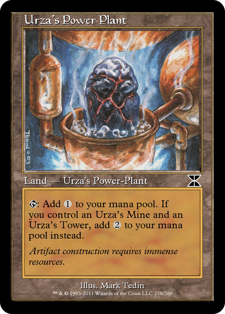Urza's Power Plant (ME4-258A) - [Masters Edition IV]