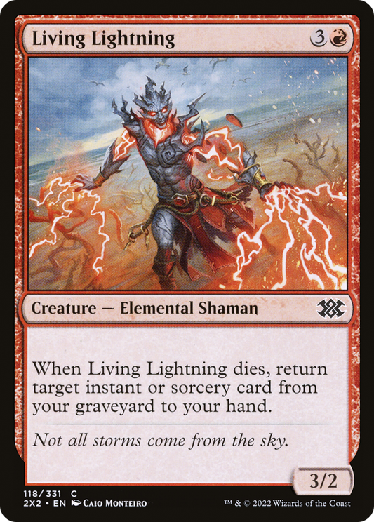 Living Lightning (2X2-118) - [Double Masters 2022] Foil