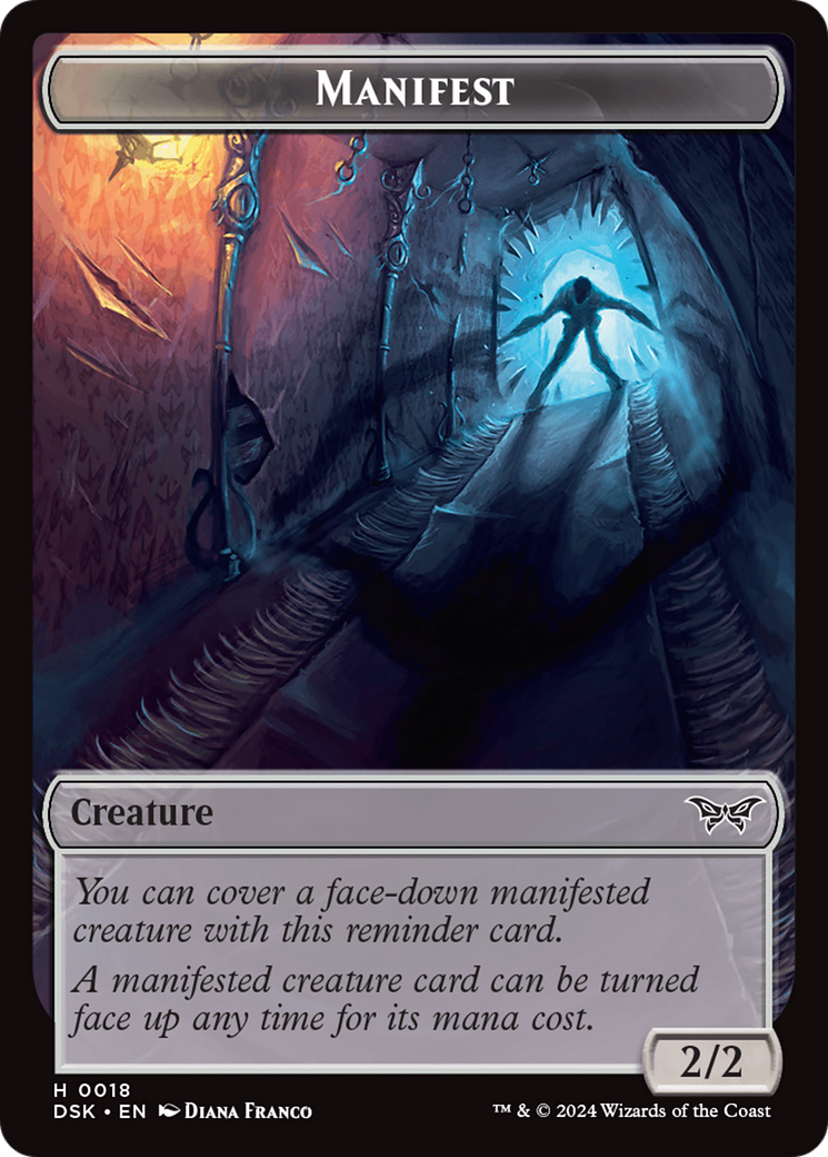 Kaito, Bane of Nightmares Emblem (TDSK-017) - [Duskmourn: House of Horror Tokens]