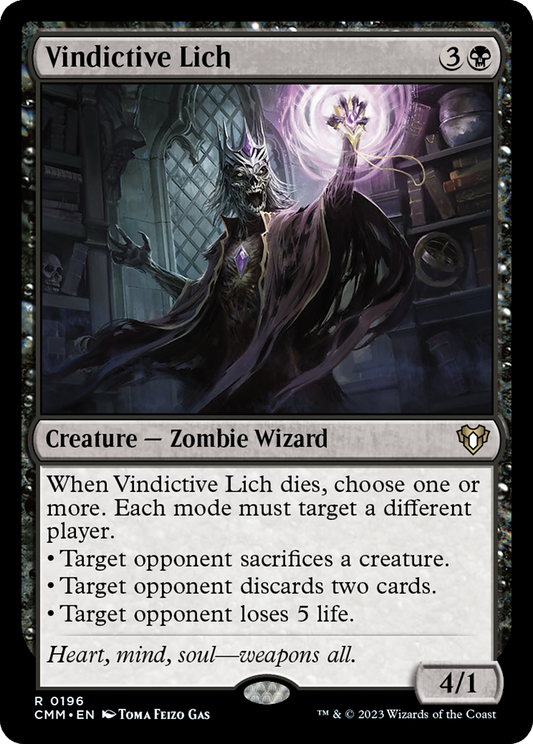 Vindictive Lich (CMM-196) - [Commander Masters]