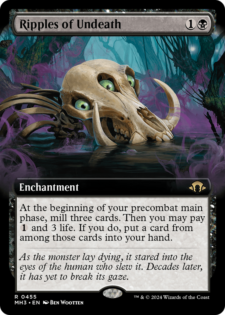 Ondulations de la non-mort (MH3-455) - [Modern Horizons 3] : (Extended Art) Foil 