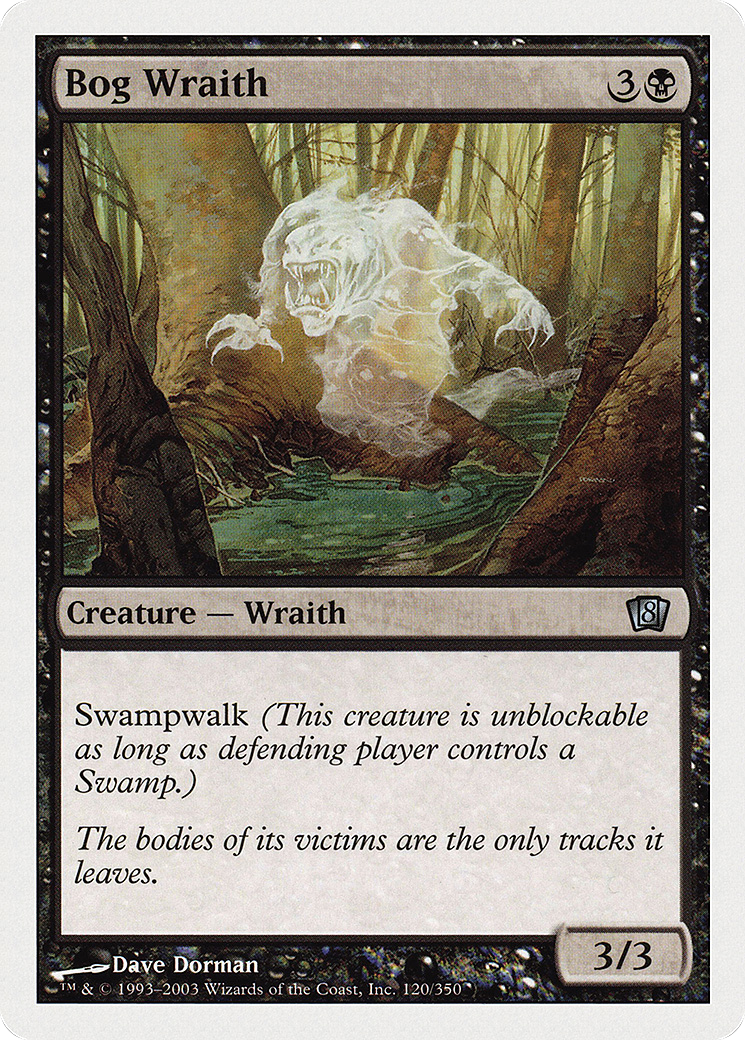Bog Wraith (8ED-120) - [Eighth Edition]