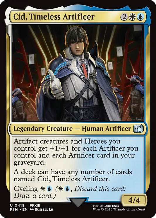 Cid, Timeless Artificer (0418) (FIN-418) - [FINAL FANTASY] Foil
