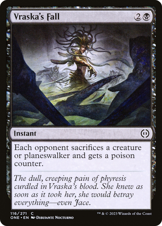 Vraska's Fall (ONE-116) - [Phyrexia: All Will Be One] Foil